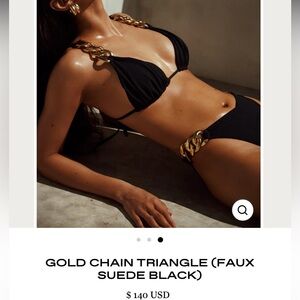 Same Los Angeles Swim chain strap top